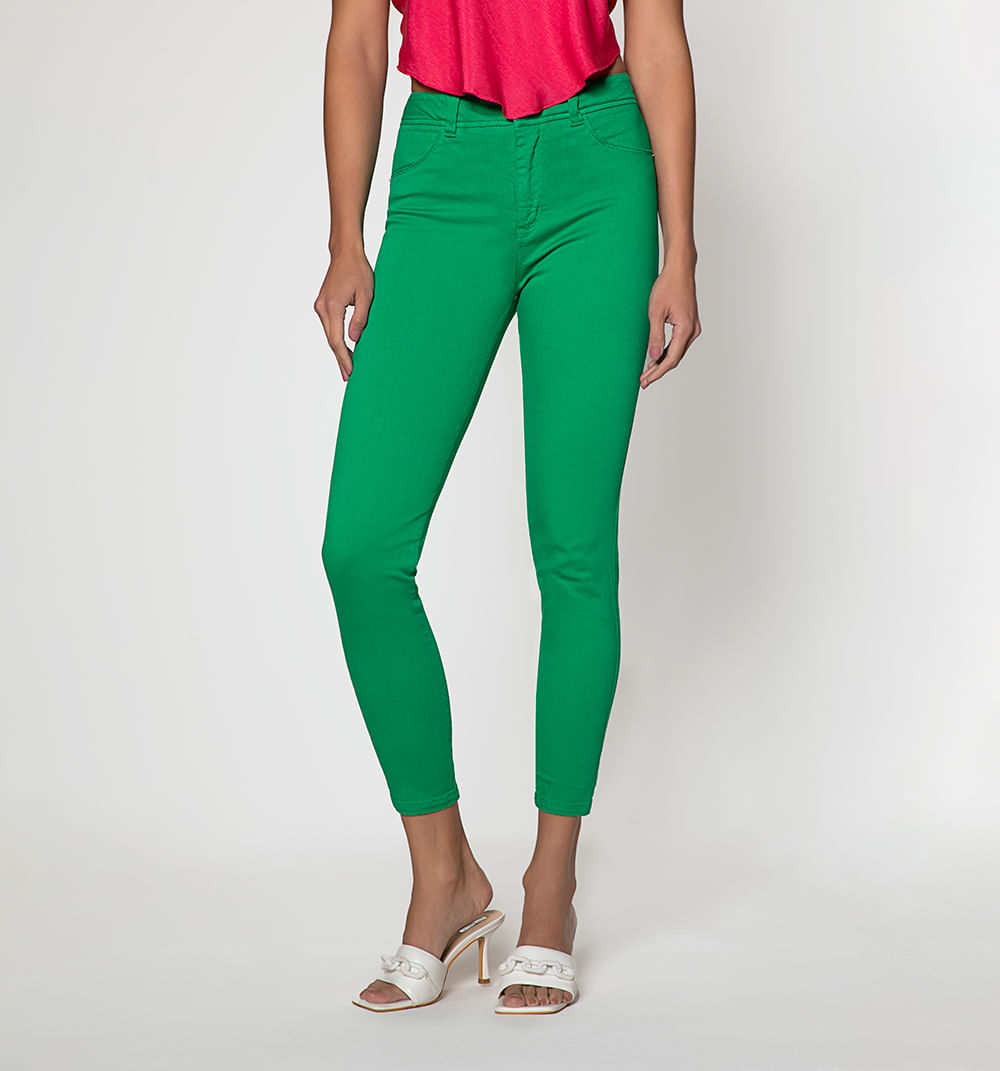 Jeggings Clasico 5 Bolsillos  Tiro Alto