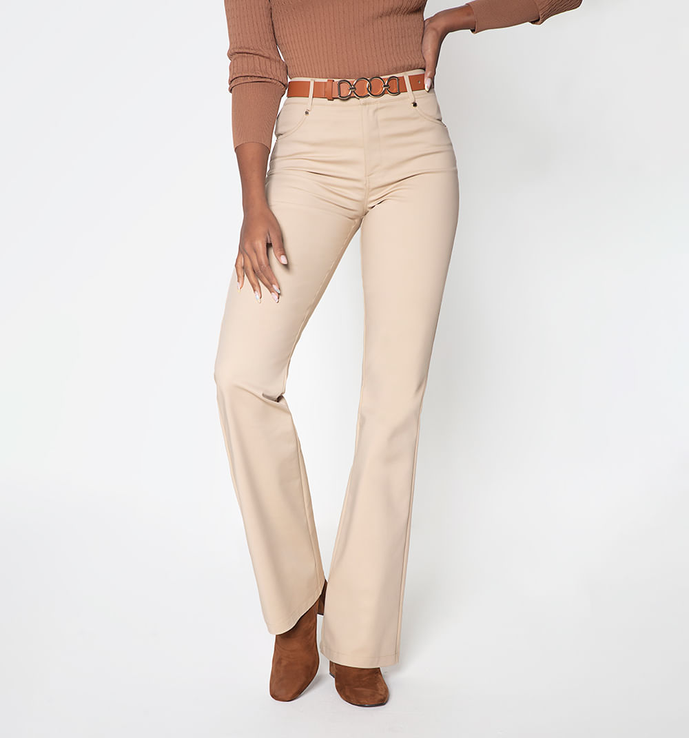 Pantalón Semicampana Con Correa