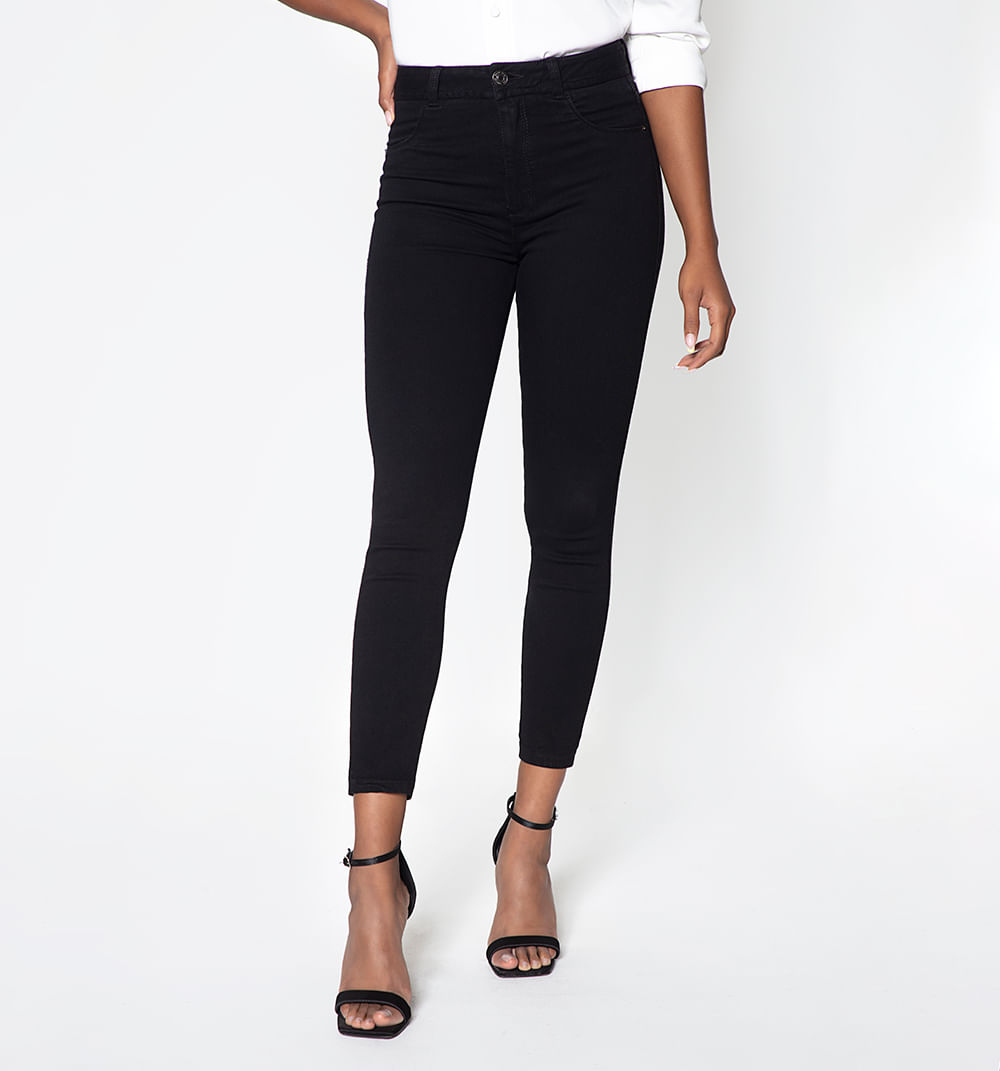 Jeggings Tiro Alto, Cinco Bolsillos, Tay