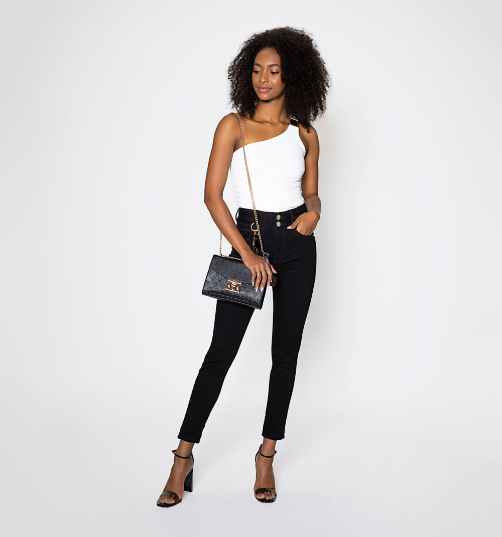 Jean Ultra Slim Tiro Alto Con Pretina 2