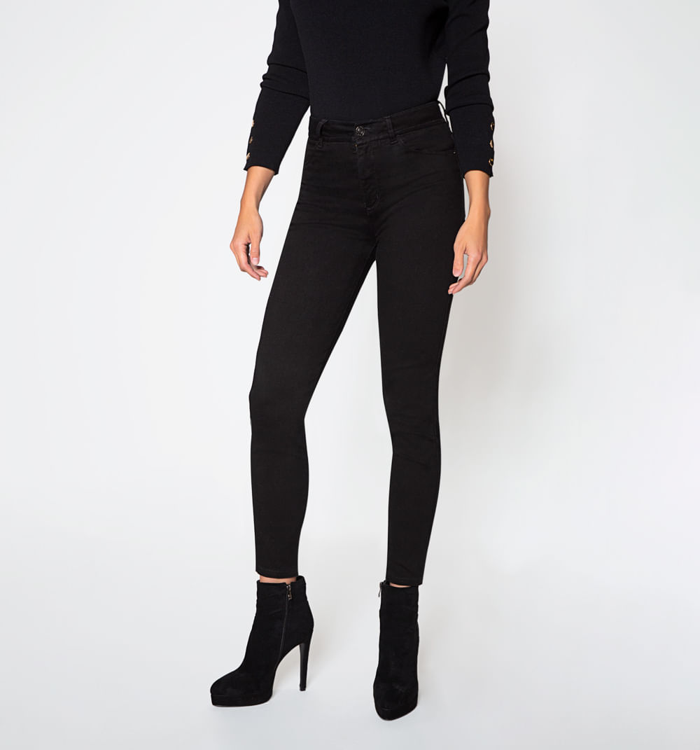 Jeggins Tiro Alto Cinco Bolsillos, Taylo