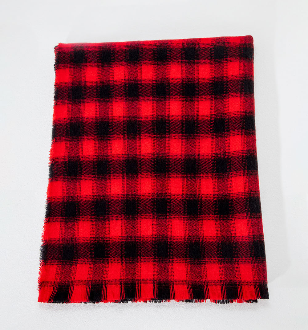 Pashmina Para Frio Con Cuadros