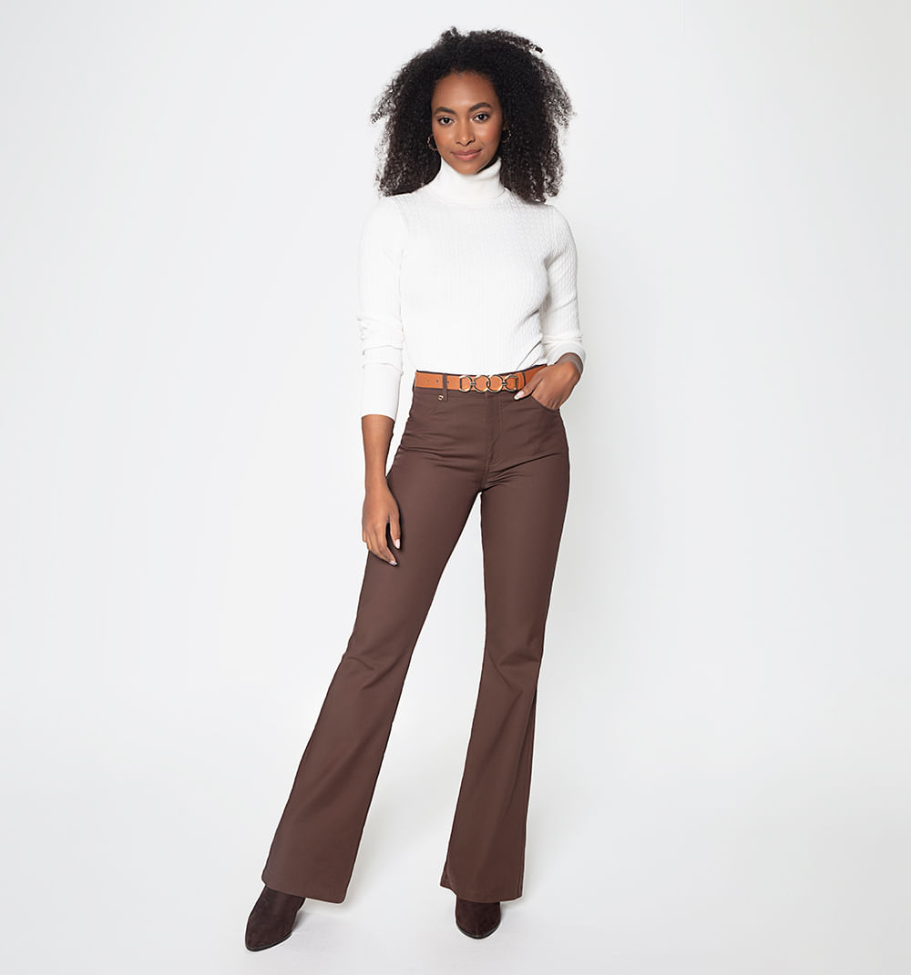Pantalon Semicampana Con Aberturas Later