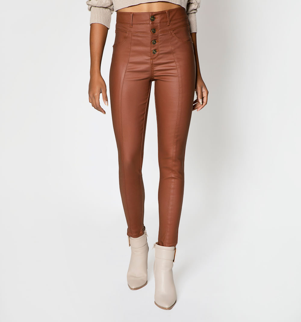 Jeggins Tiro Alto Cinco Bolsillos, Corte