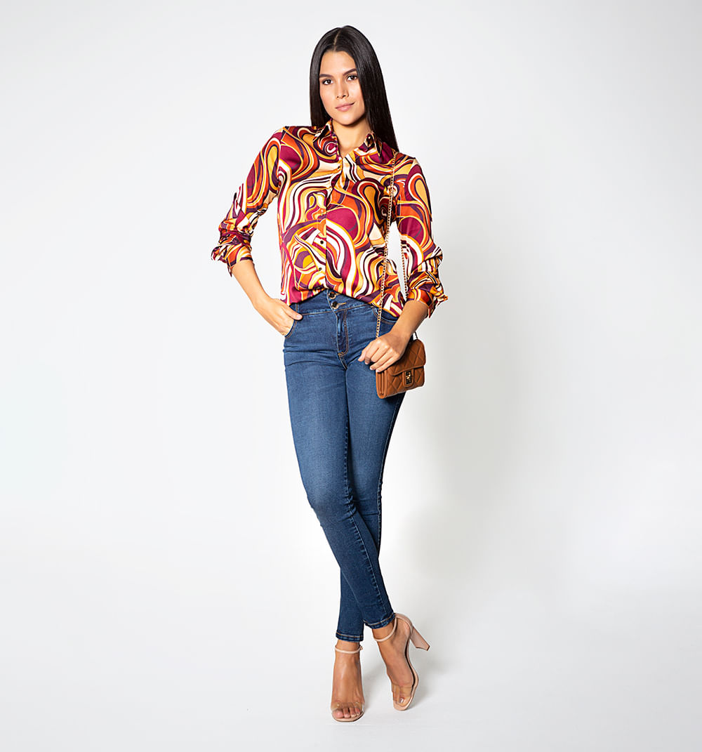 Blusa Camisera Manga 3 4