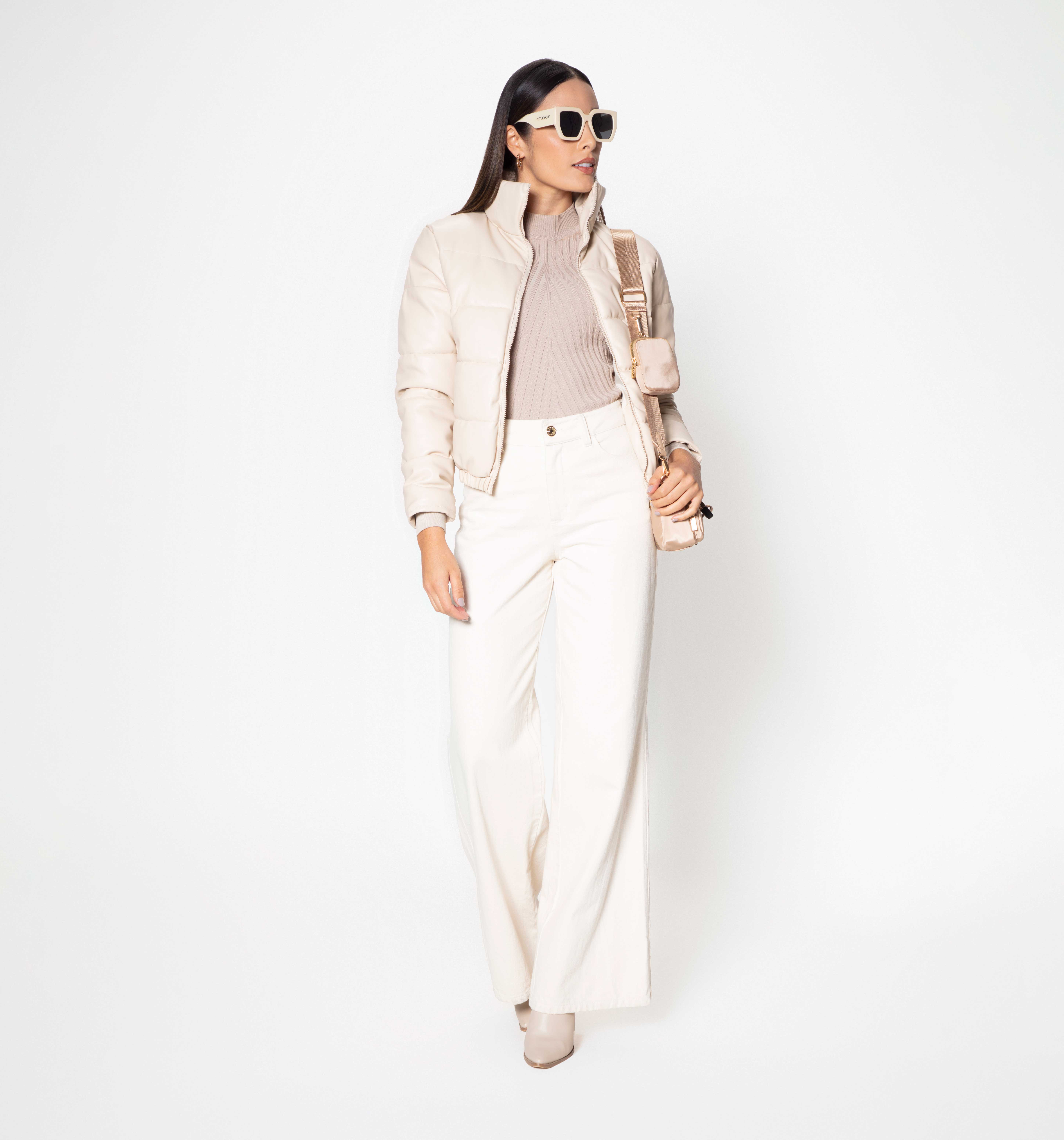 Bomber Acolchada En Pu