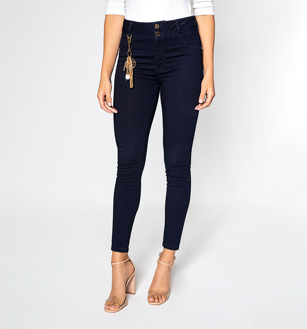 Jean Ultra Slim Dos Botones, Sin Bolsill