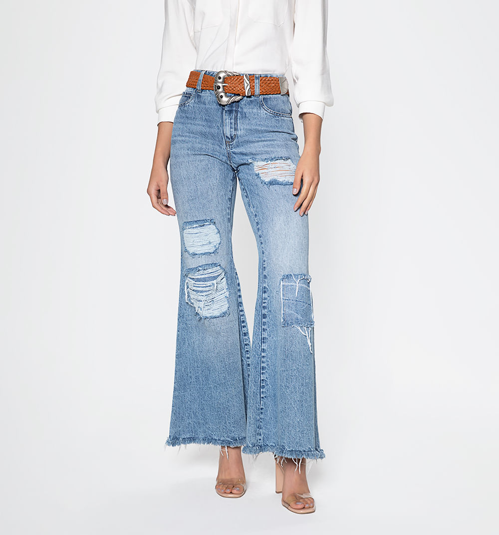 Jean Campana Tiro Alto Con Destroyed Y C