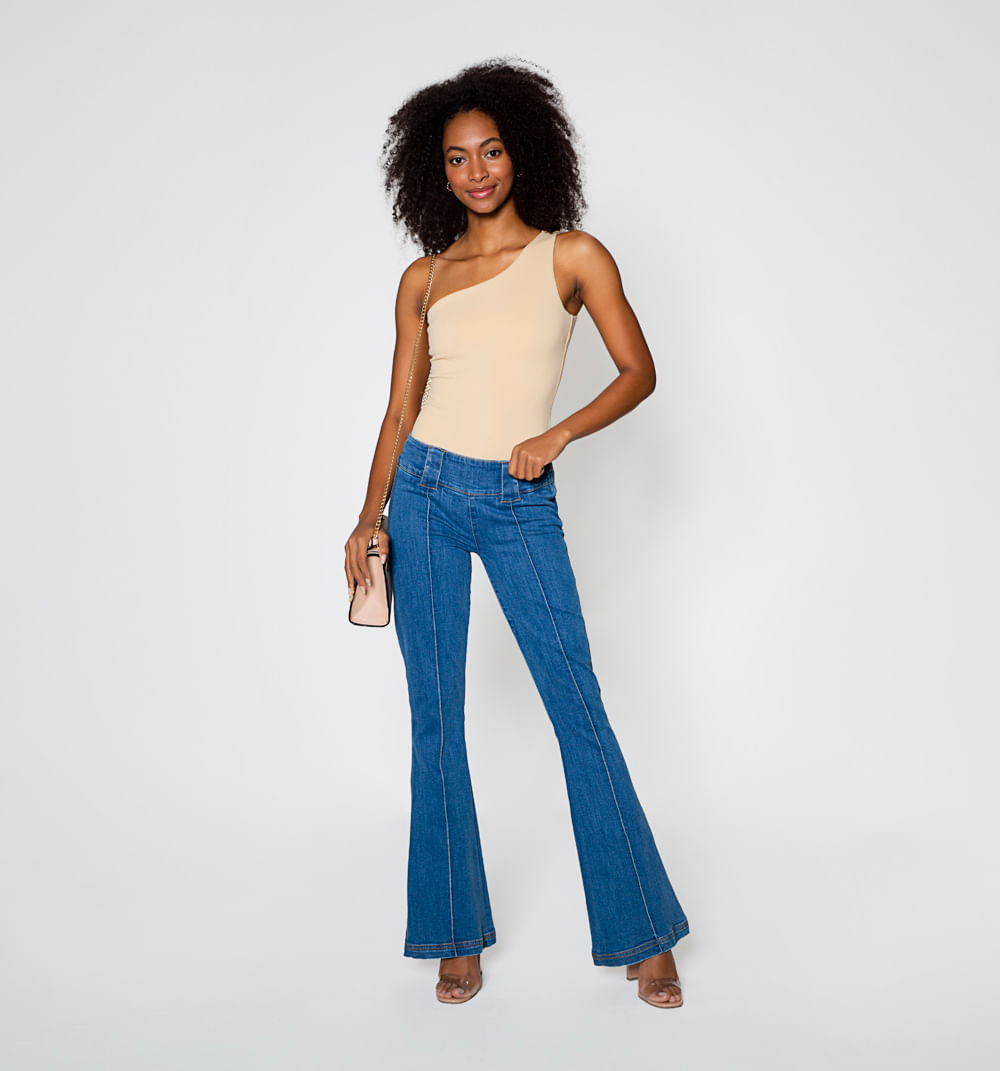 Jean Campana Tiro Bajo Con Vena Frontal