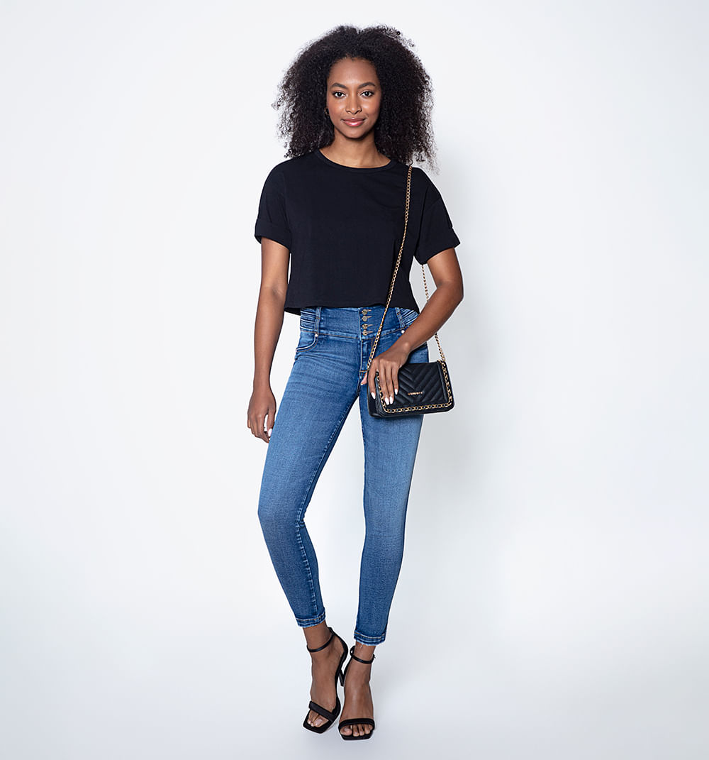 Jean Ultraslim  Pret.Ancha Cortes Y Alfo