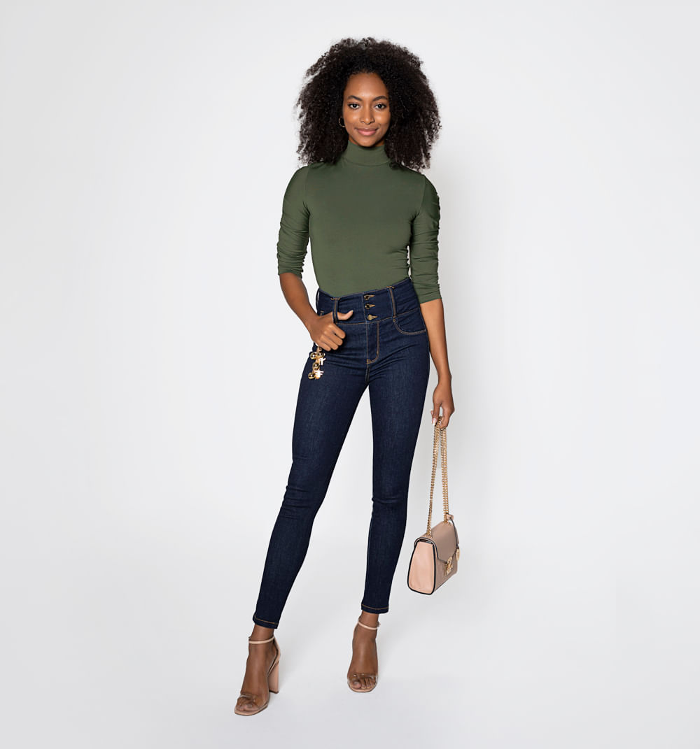 Jean Ultra Slim 3Botones Tiro Medio + Bo