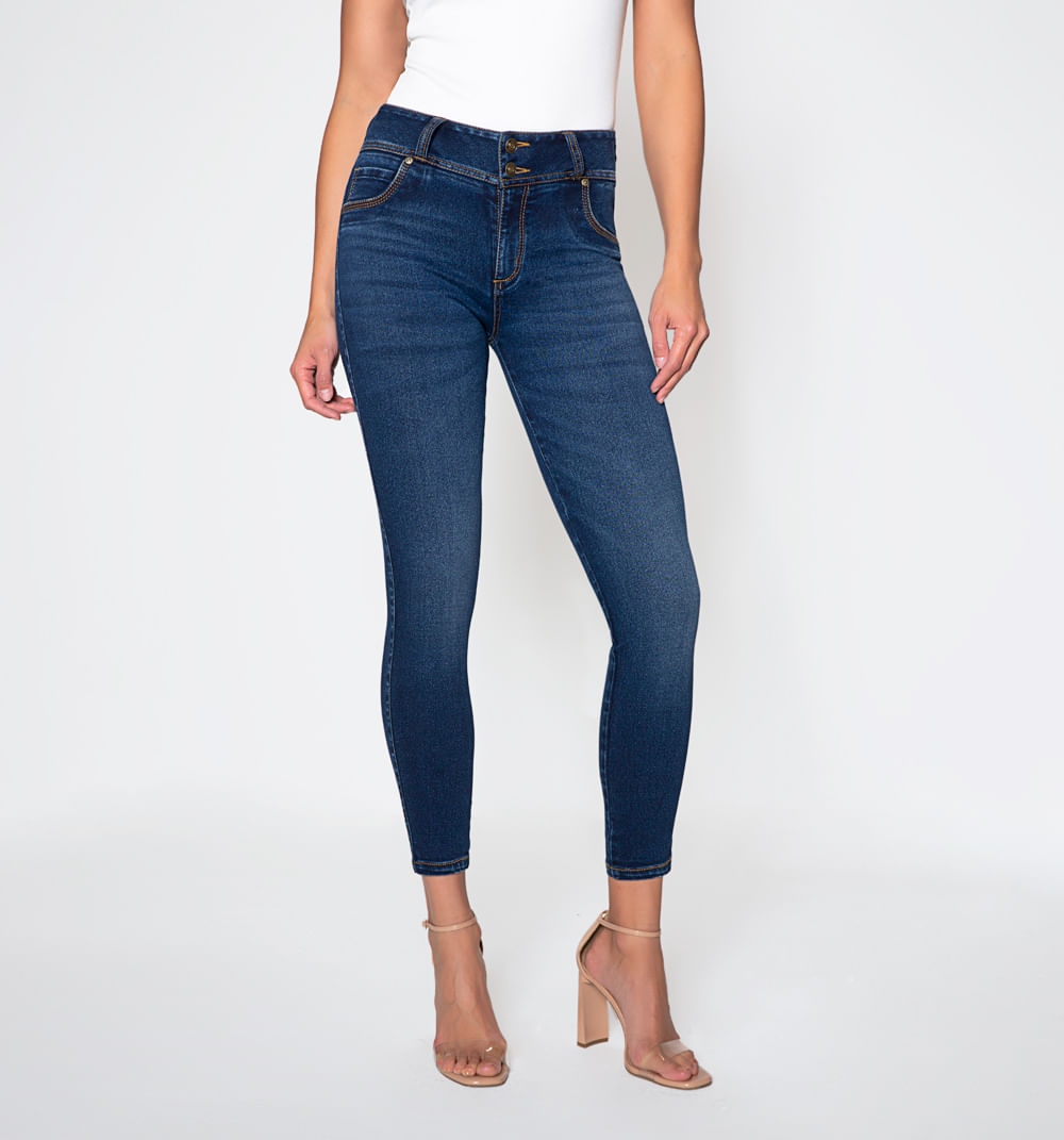 Jean Ultra Slim, Tiro Medio, Crawford Li