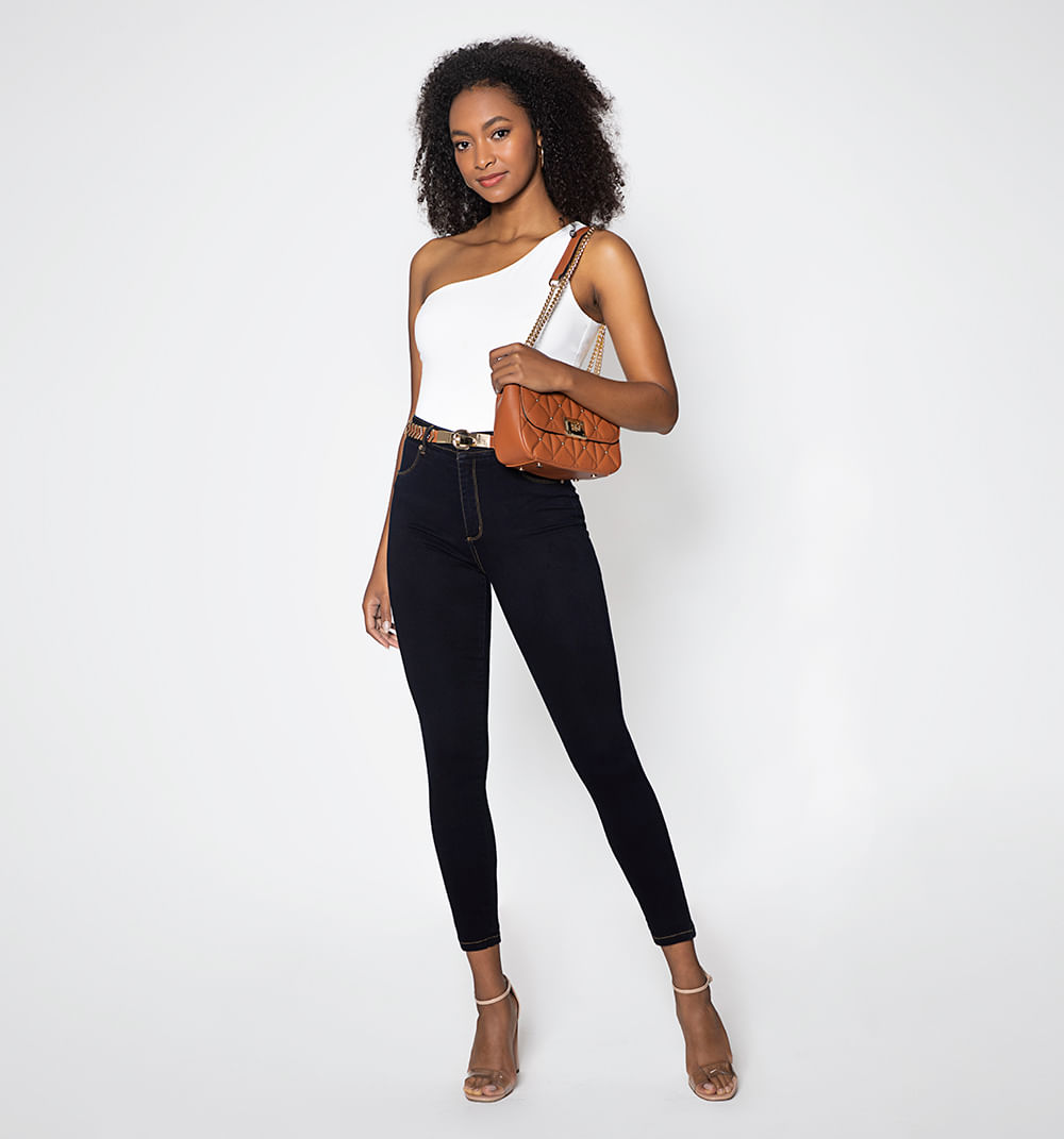 Jeggings Tiro Alto Clasico 5 Bolsillos C