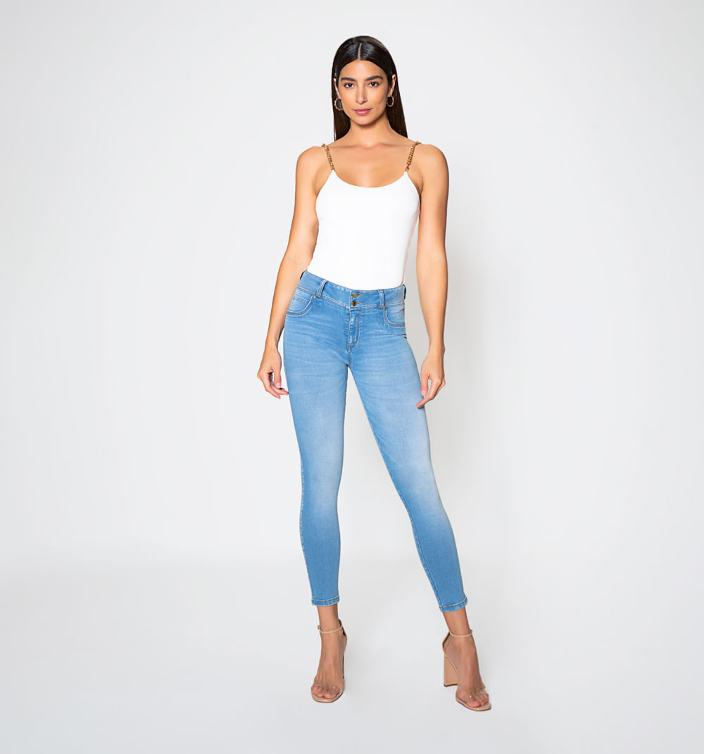 Jean Ultra Slim, Tiro Medio, Crawford Li