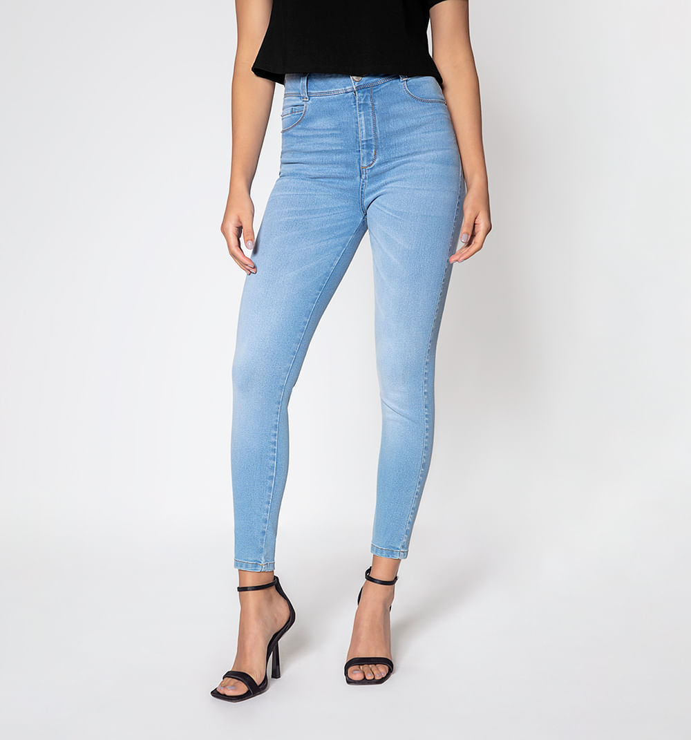 Jean Ultra Slim Lupita Tiro Super Alto T
