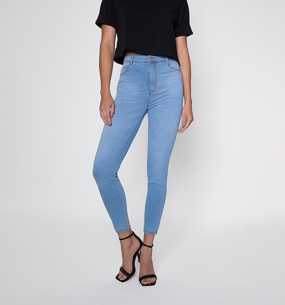 Jean Ultraslim Tiro Super Alto, Cinco Bo