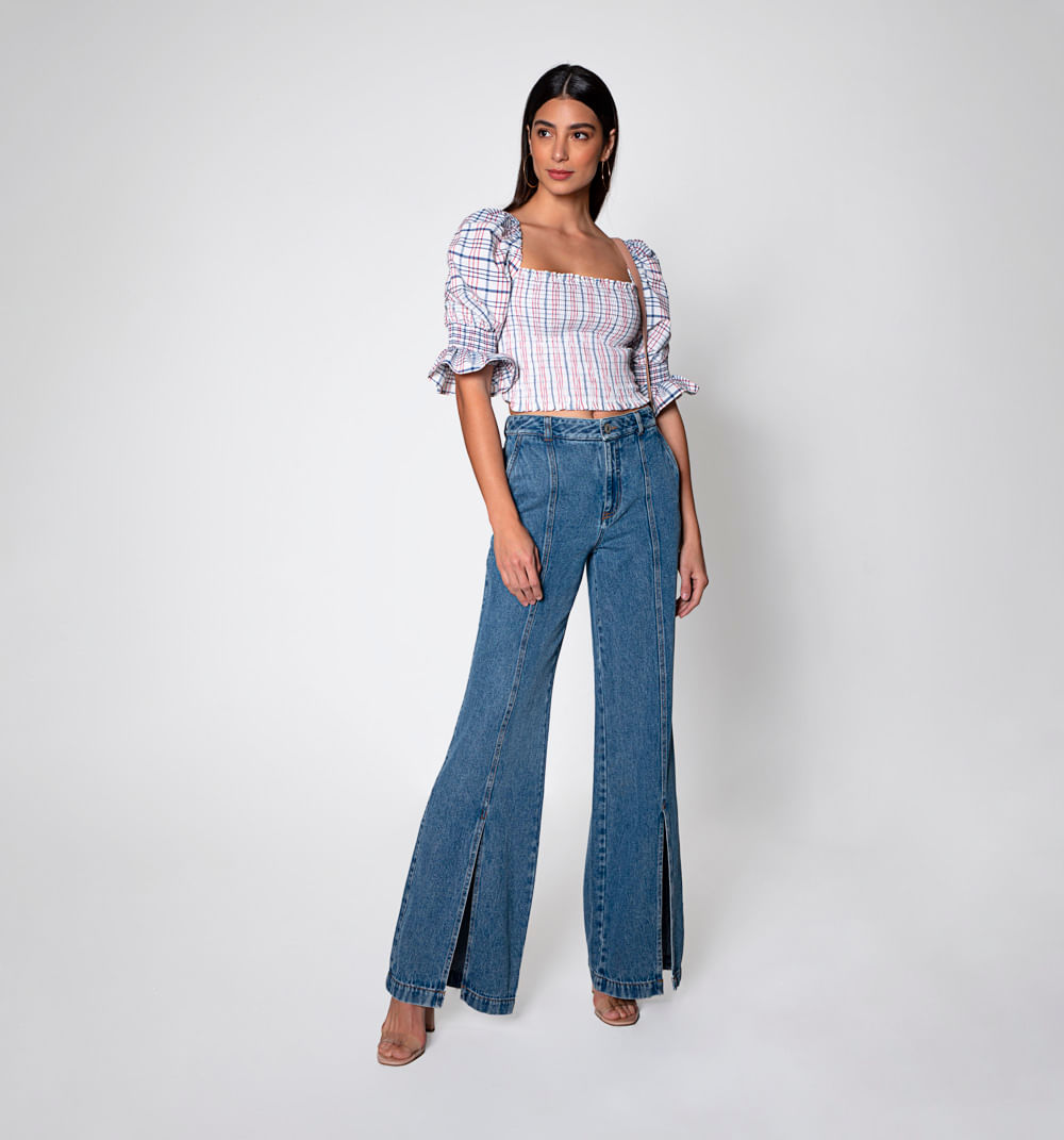 Jeans palazzo fit discount mujer university club