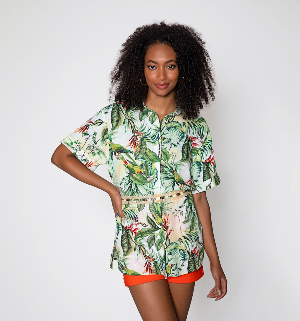 Bluson Camisero Manga Corta