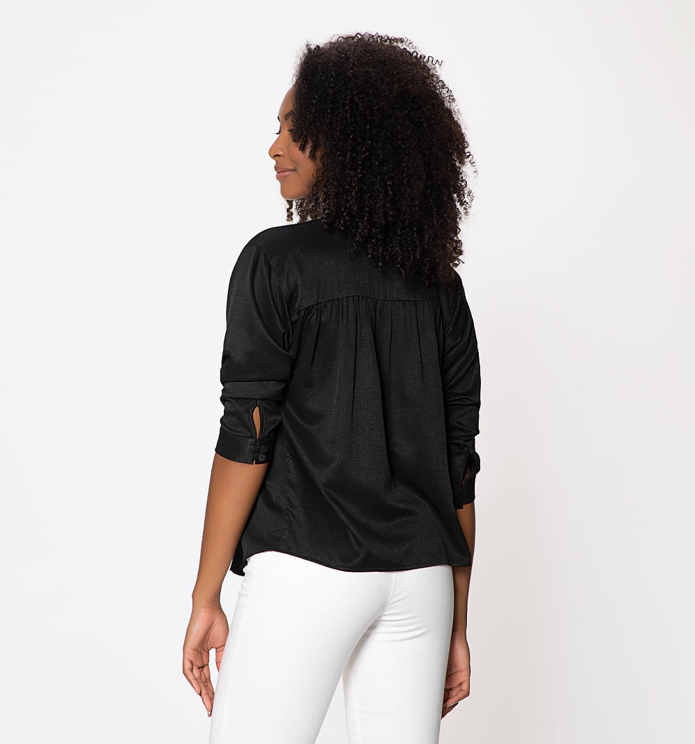 Blusa Manga 3/4 Surcida