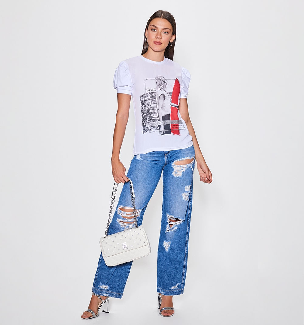 Jean De Pierna Amplia, Tiro Alto, Cinco