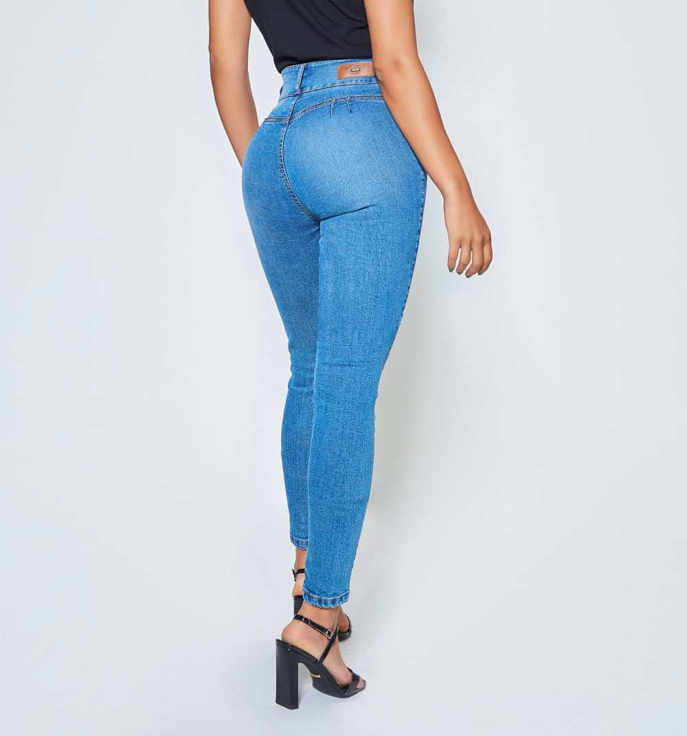 Jean Skinny, Sin Bolsillos  Tiro Alto, P