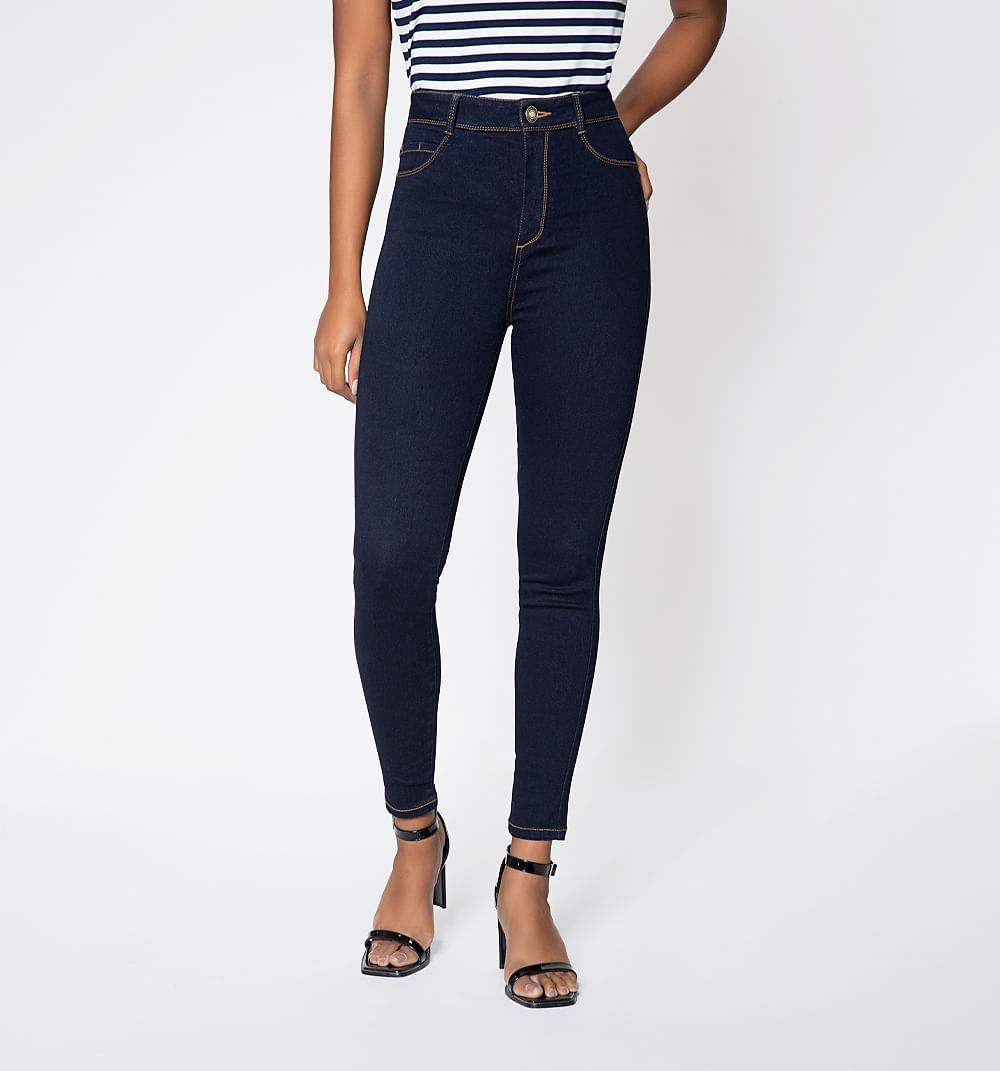 Jean Ultraslim Tiro Super Alto, Cinco Bo