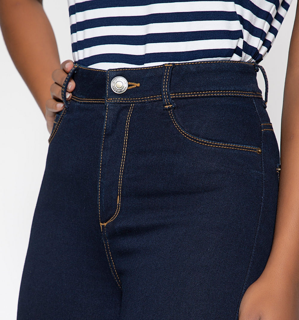 Jean Ultraslim Tiro Super Alto, Cinco Bo