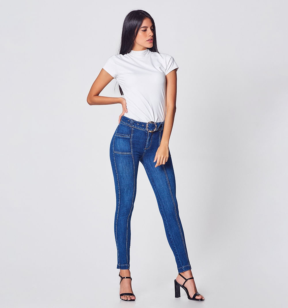 Jean Ultraslim, Tiro Alto, Correa En La