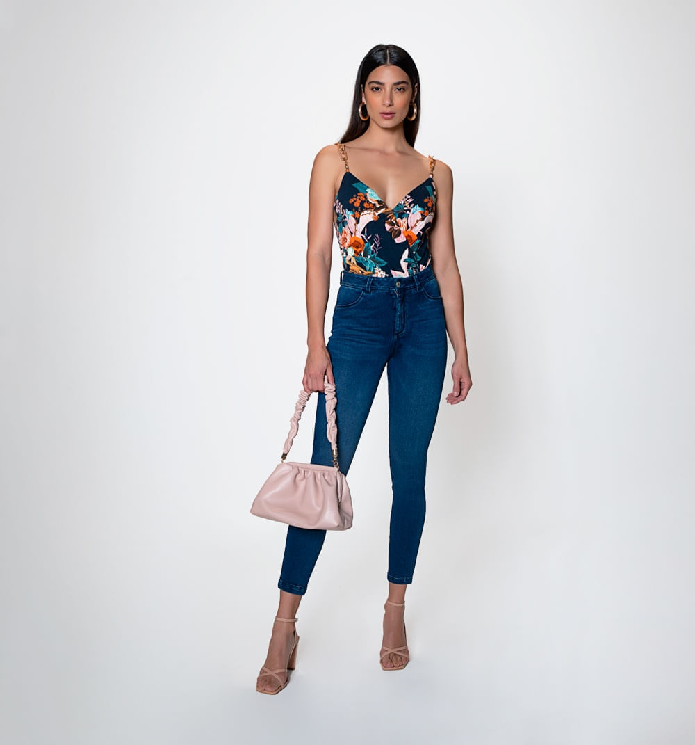 Jeggins Tiro Alto, Cinco Bolsillos, Tayl