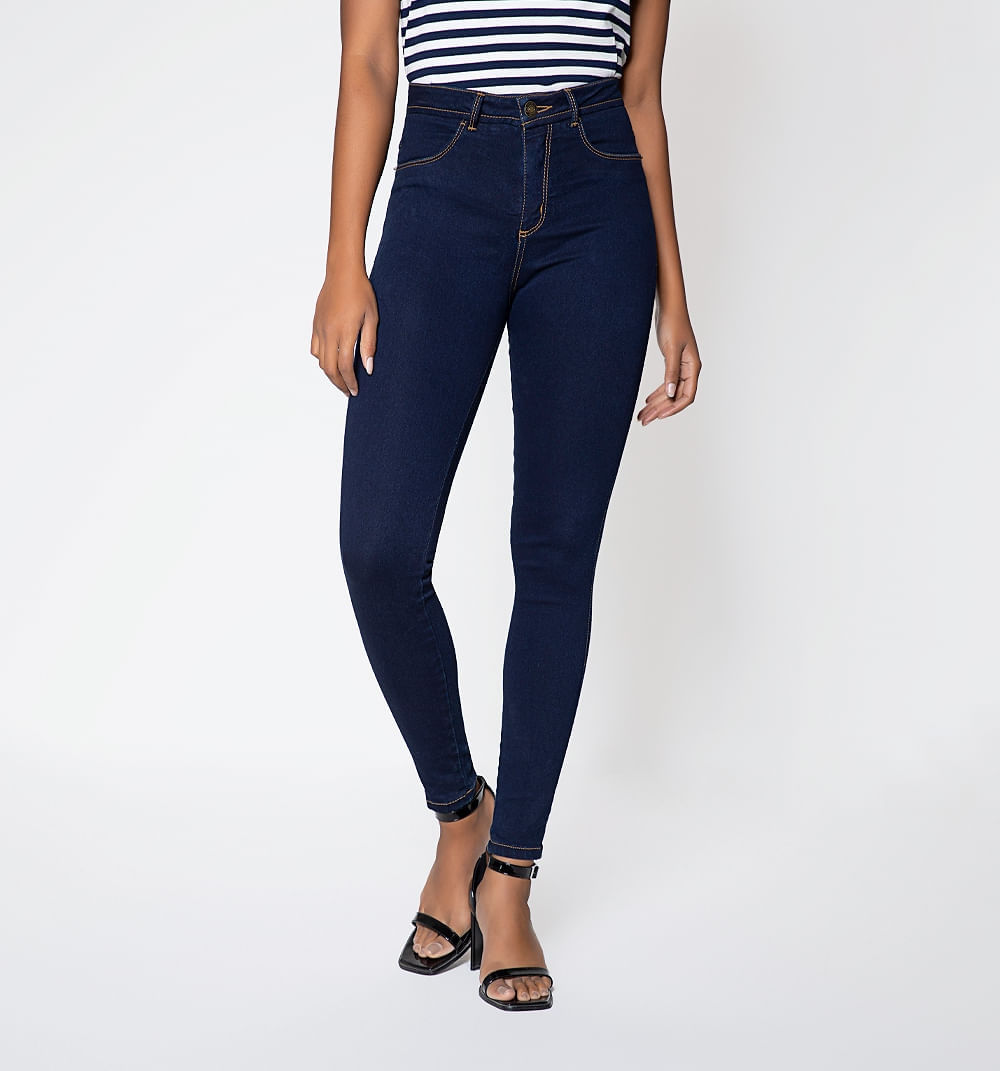 Jeggings Tiro Alto, Cinco Bolsillos, Tay