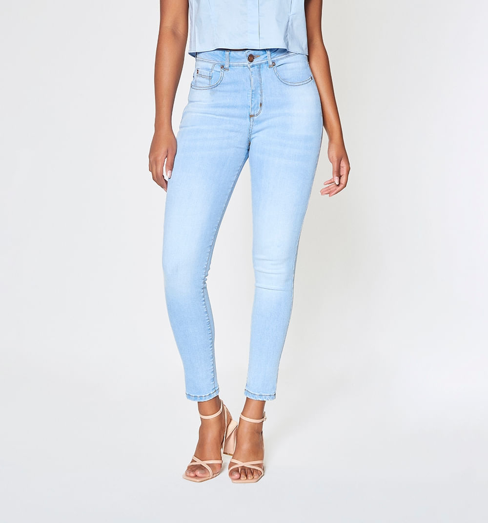 Jean Skinny Loren Tiro Alto Proceso Clar