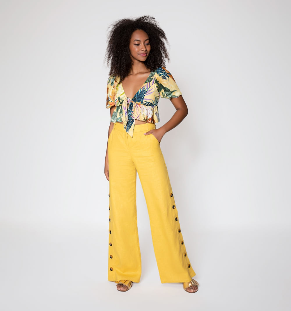 Crop Con Amarre Y Bolero