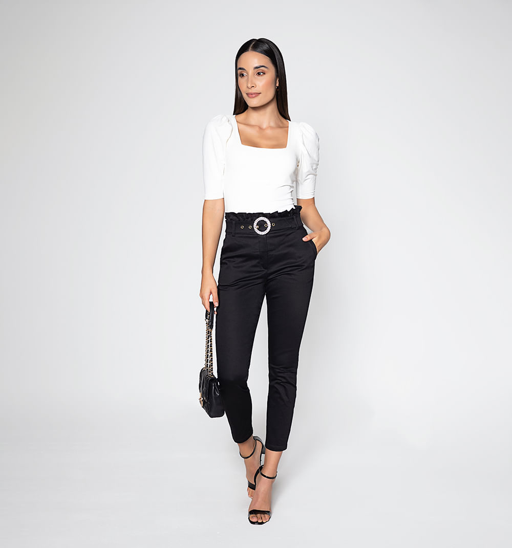 Leggins Tiro Alto Bota Campana Con Abert