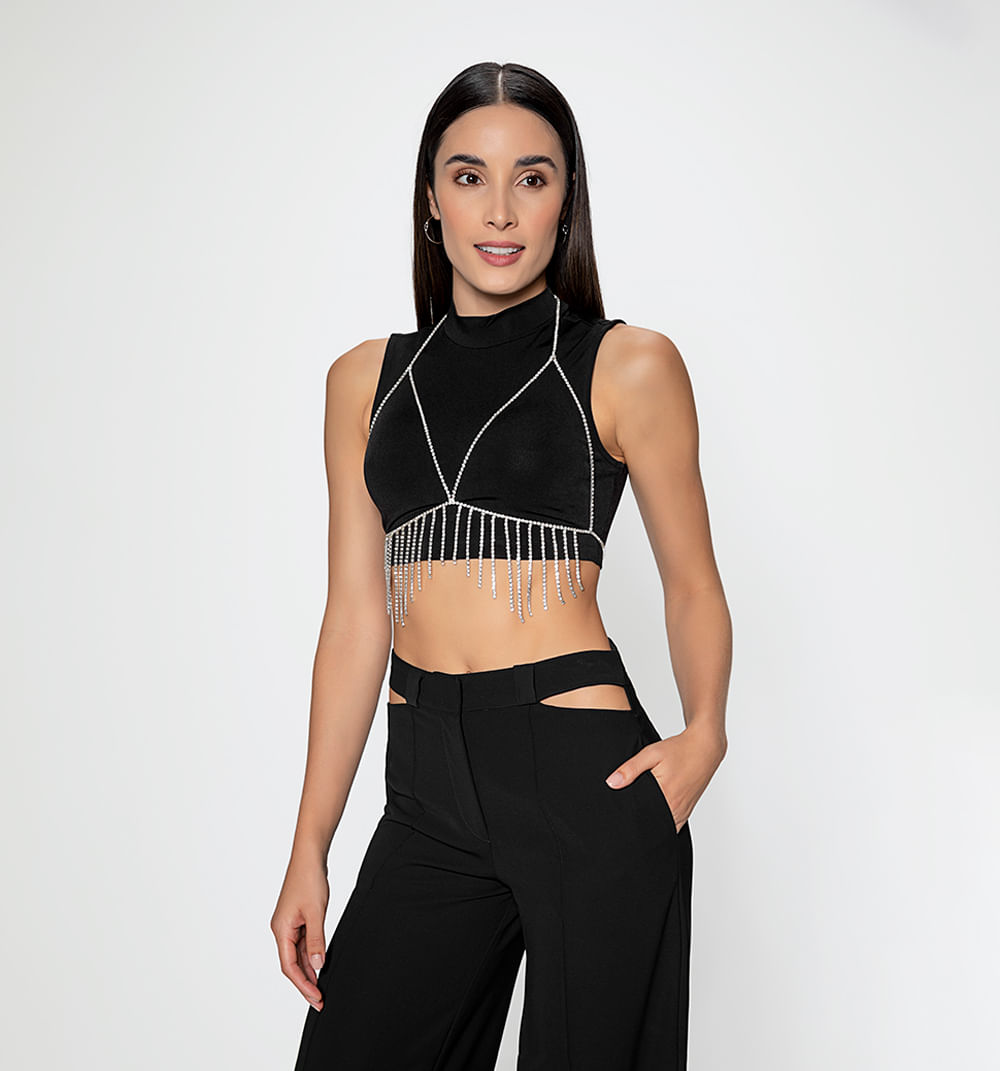 Blusa Sisa Con Accesorio