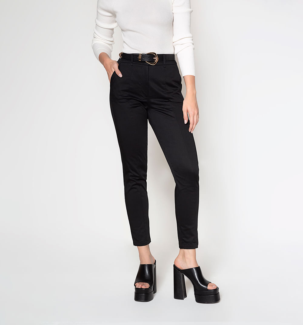 Pantalon Chino Con Correa