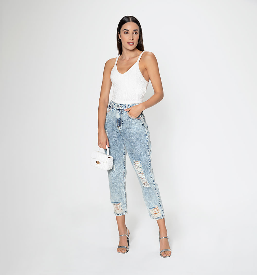 Blusa De Tiras Tejida