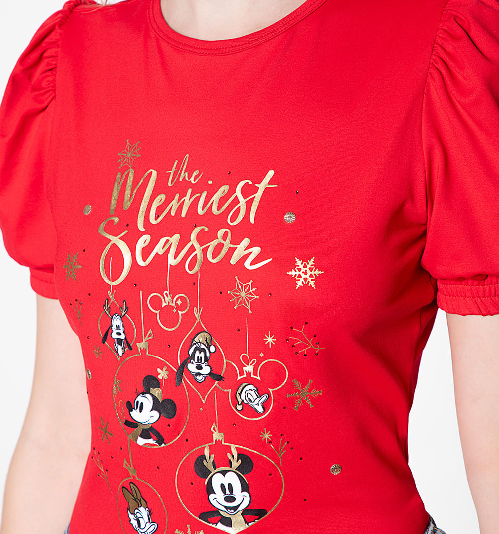 Blusa Navidad Disney De  Mickey Mouse