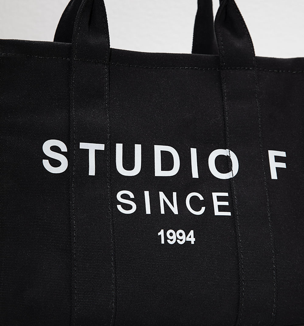 Studio F Bolso De Mano En Canvas Con Studiof Fron Paseo