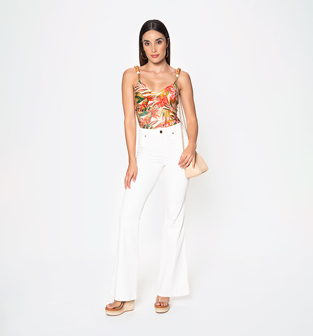 Body Tiras Con Surcido En Frente