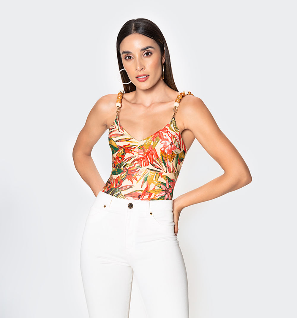 Body Tiras Con Surcido En Frente