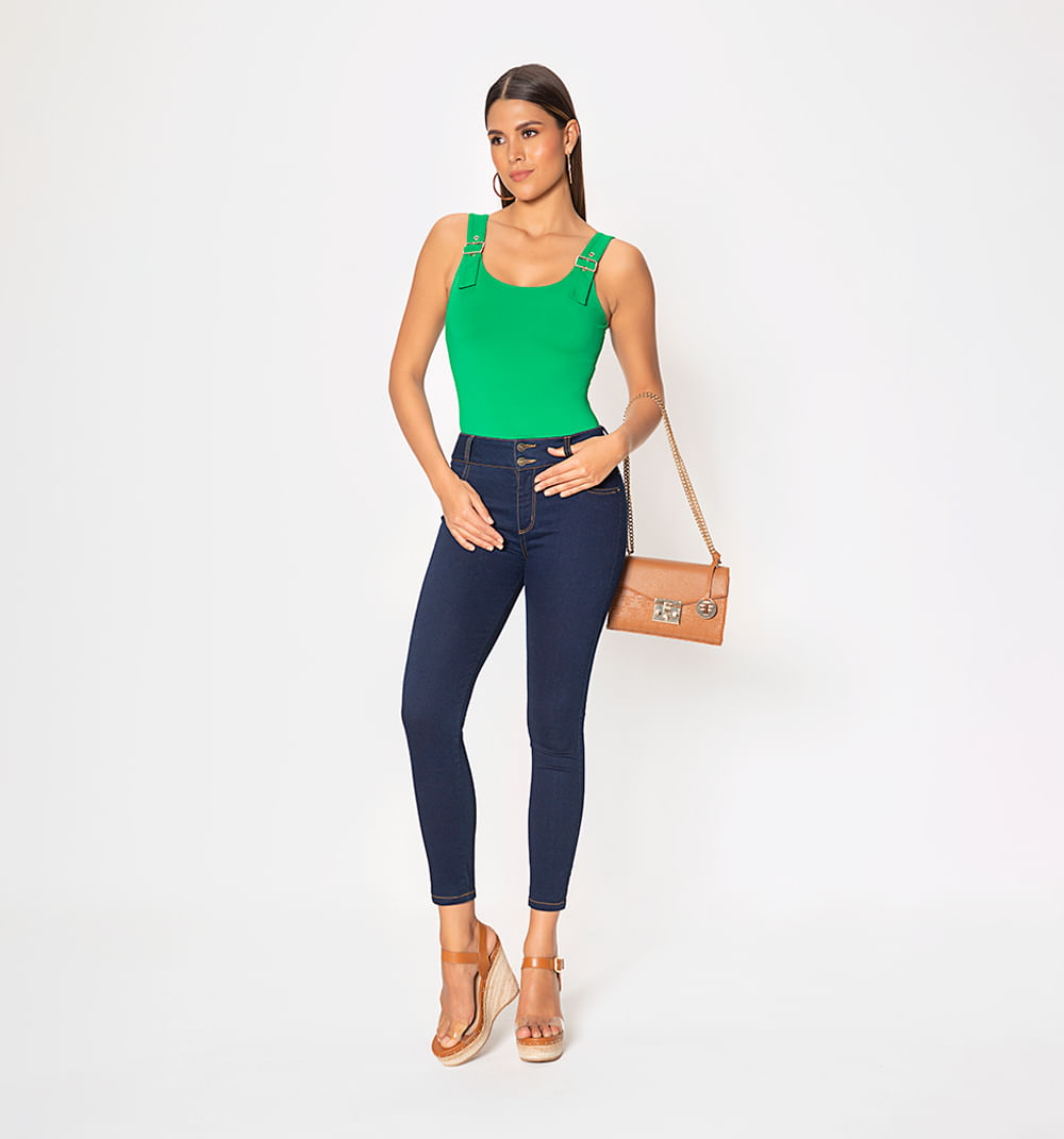 Body Con Tiras Y Hebilla