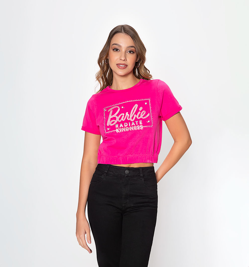 Studio F Camiseta Corta Con Elastico (Barbie)