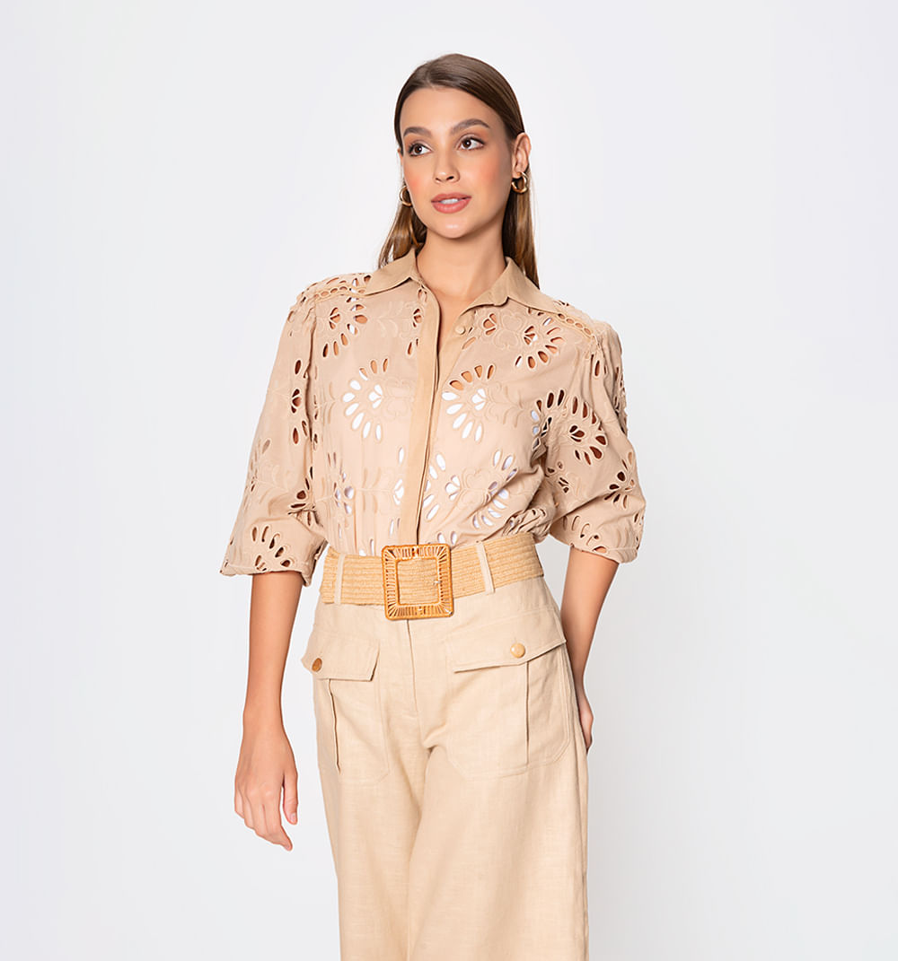 Camisera Manga 3/4 Hojarota