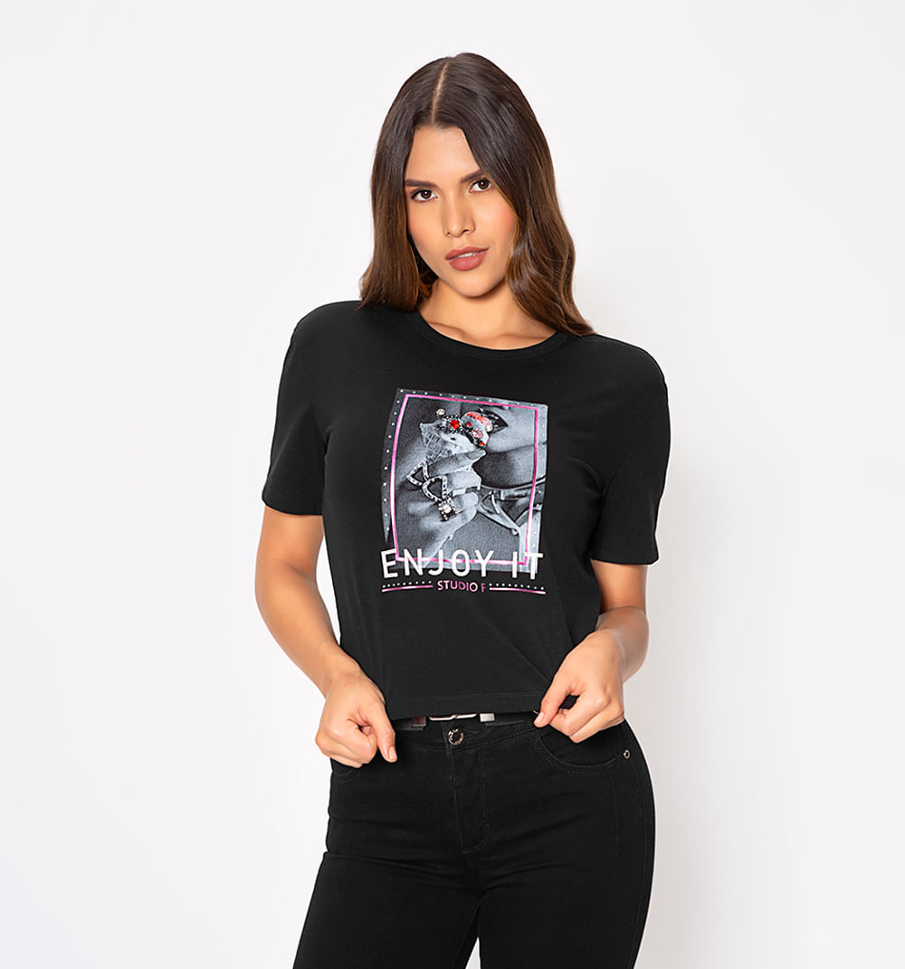 Camiseta Corta Desajustada