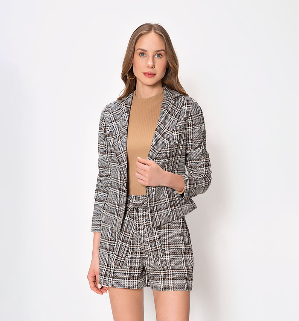 Blazer Con Boton