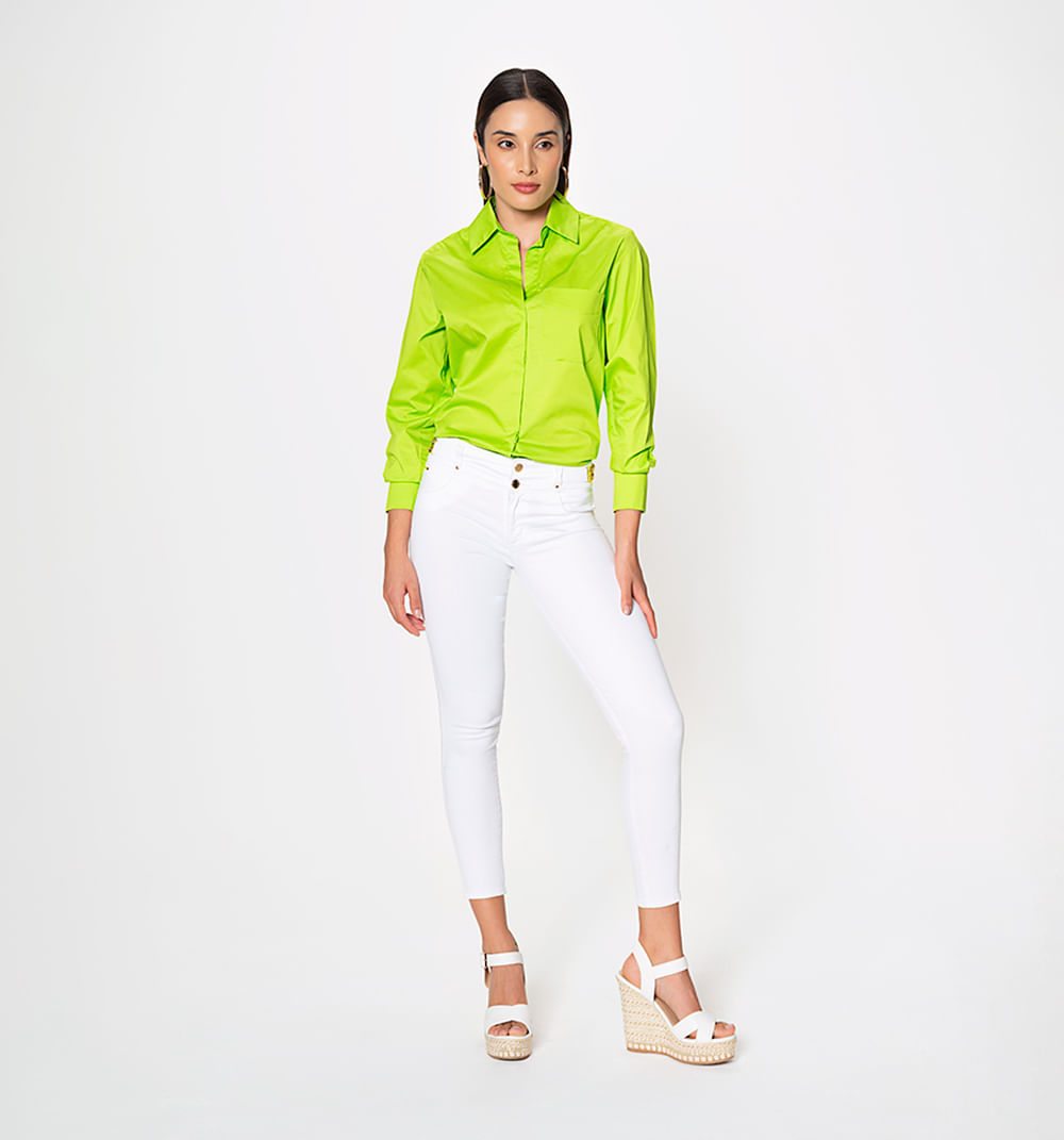 Jean Ultraslim Tiro Medio Tono Medio 2 B