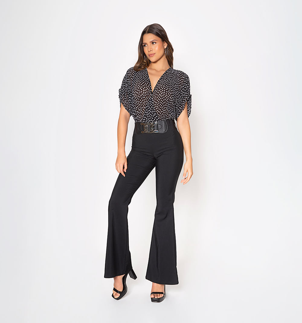 Enterizo Bota Campana Manga Corta  Con C