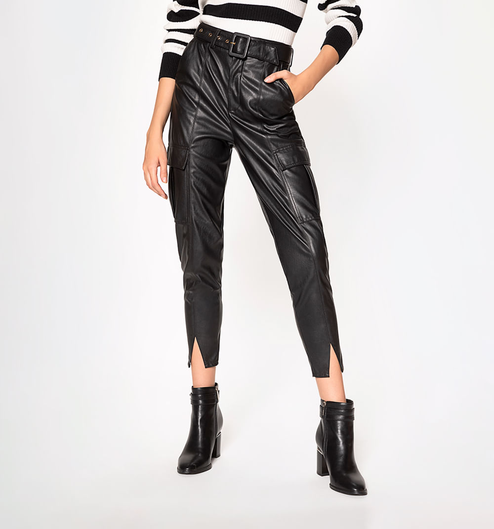 Pantalon Tiro Super Alto Slochy Con Bols