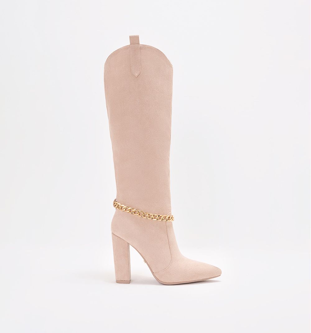 Botas largas online nude