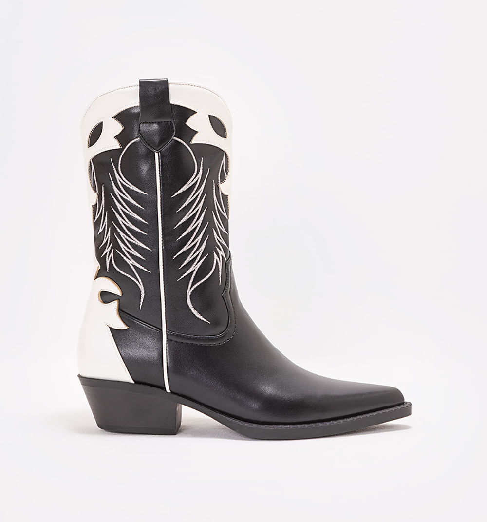Bota Media Caña Western